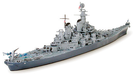 0.0014 US Navy Battleship Missouri Model Kit