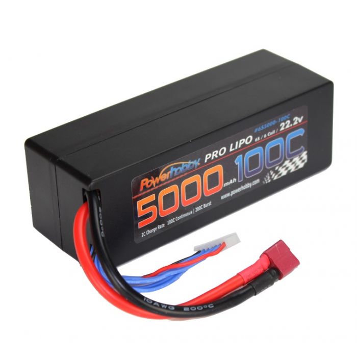 Picture of Power Hobby PHB6S5000100CDNSHCS 6S 22.2V 5000 mAh 100C with Deans Hard Case
