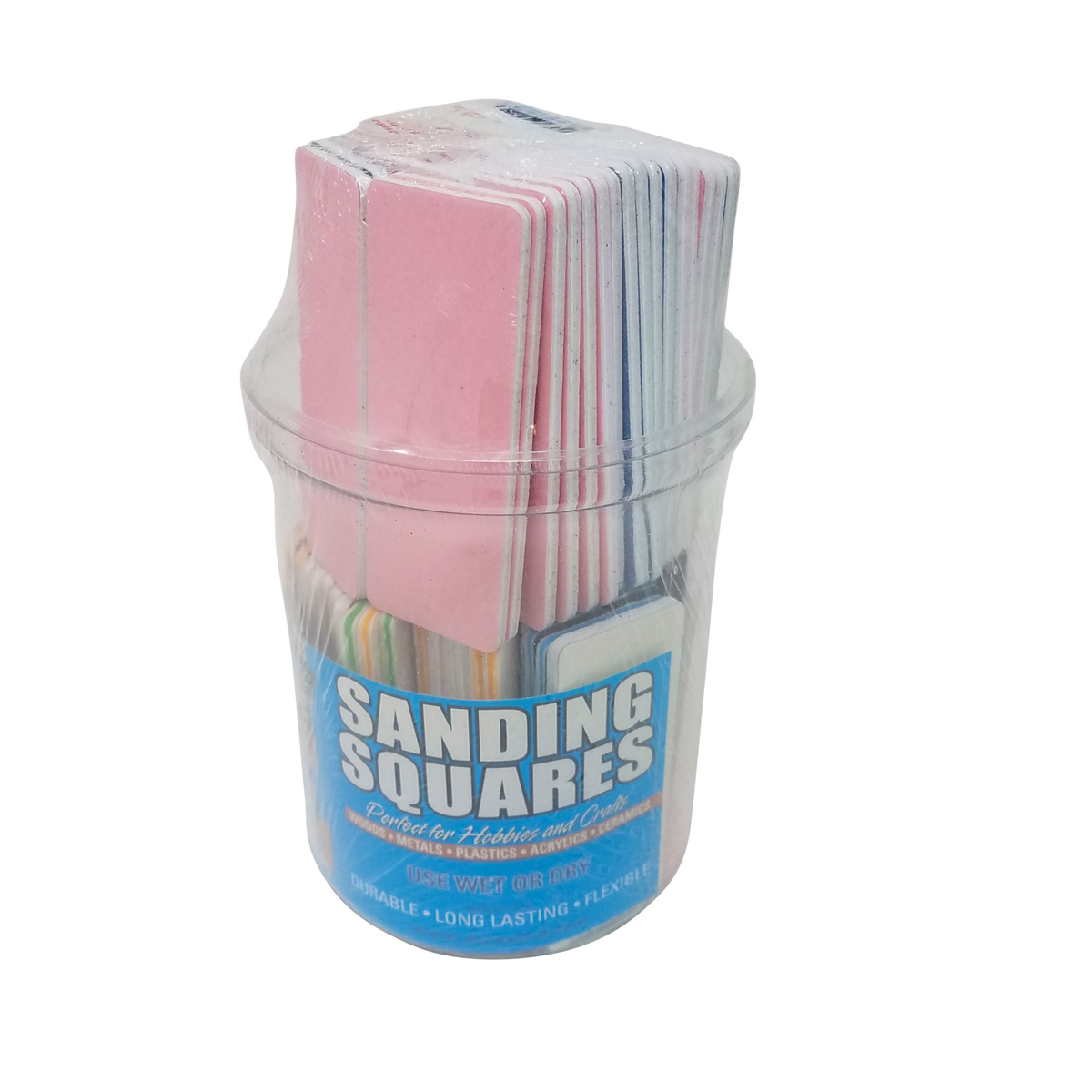 Picture of Durasand DSN33001-75 Sanding Squares Bucket Assorted Grits - 75 Piece