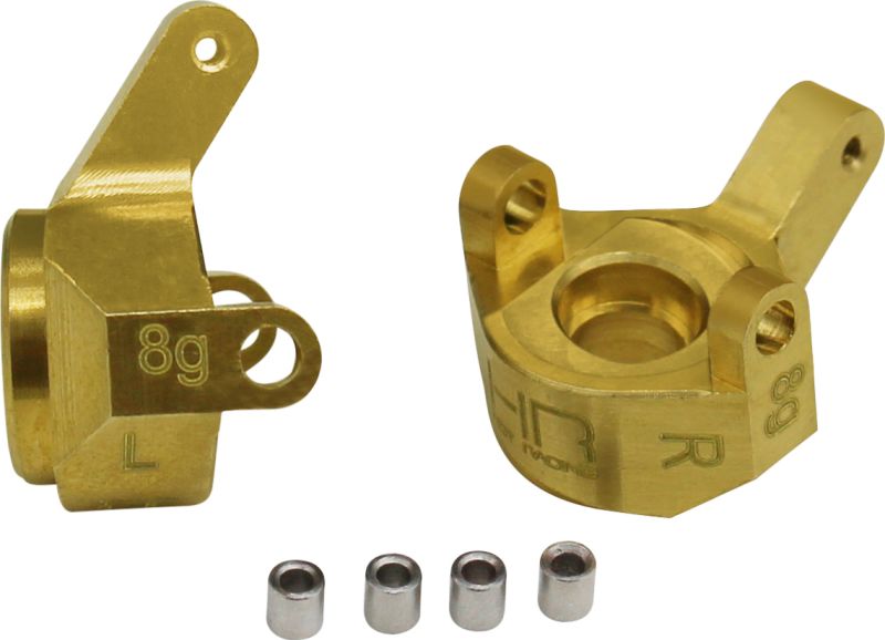 HRASXTF21H Brass Front Steering Knuckle for Axial SCX24