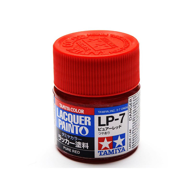 TAM82107 10 ml Lacquer Paint LP-7 Pure Bottle - Red