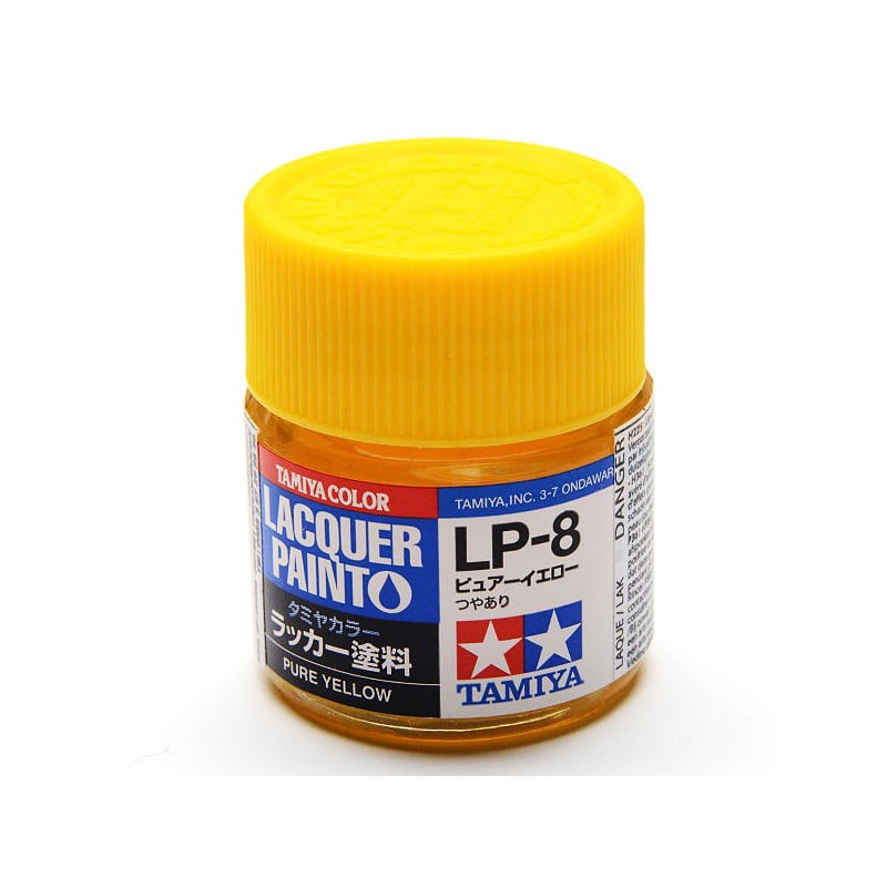 TAM82108 10 ml Lacquer Paint LP-8 Bottle - Yellow