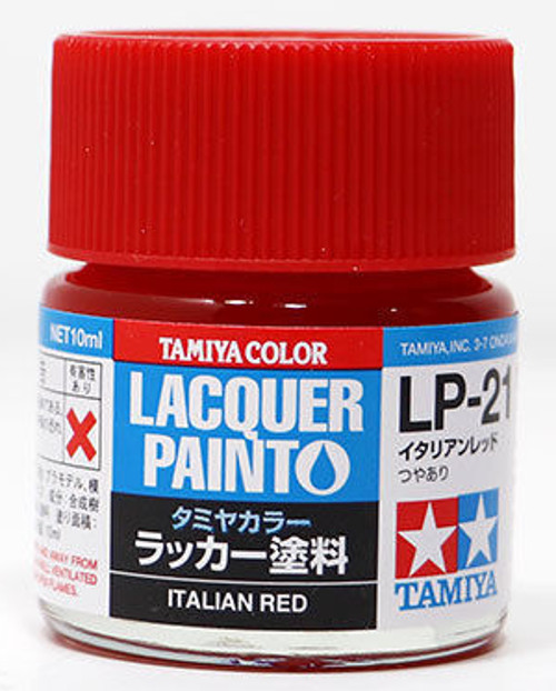 TAM82121 10 ml Lacquer Paint LP-21 Italian Bottle - Red