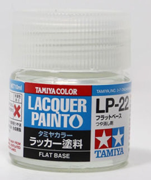 TAM82122 10 ml Lacquer Paint LP-22 Flat Base Bottle