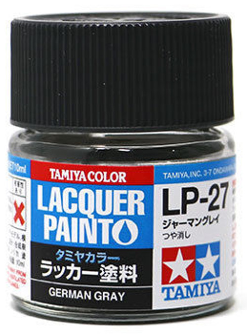 TAM82127 10 ml Lacquer Paint LP-27 German Bottle - Gray