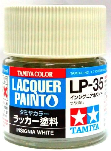 TAM82135 10 ml Lacquer Paint LP-35 Insignia Bottle - White