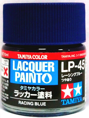 TAM82145 10 ml Lacquer Paint LP-45 Racing Bottle - Blue