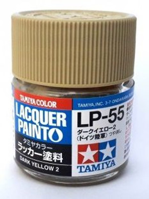 TAM82155 10 ml Lacquer Paint LP-55 2 Bottle - Dark Yellow