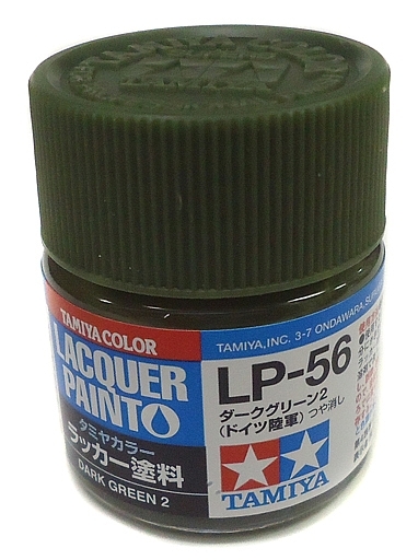 TAM82156 10 ml Lacquer Paint LP-56 2 Bottle - Dark Green