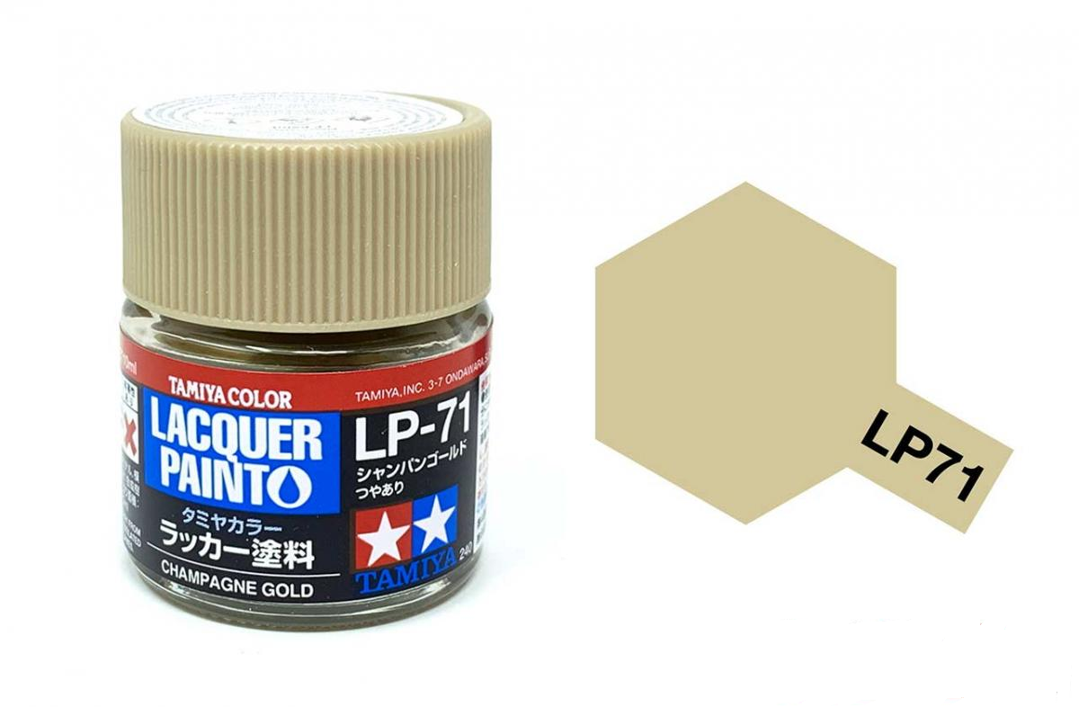 TAM82171 10 ml Lacquer Paint LP-71 Champagne Gold Bottle