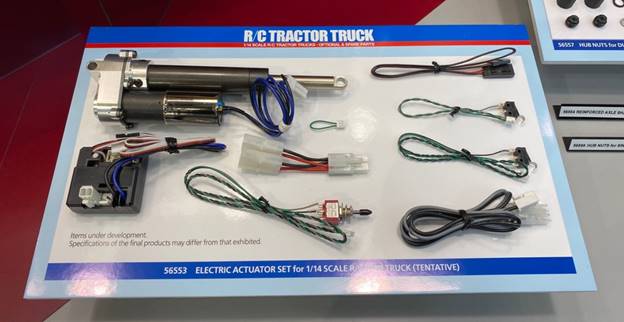 TAM56553 Electric Actuator Set for 0.071 Scale RC Tow Truck Kit -  Tamiya