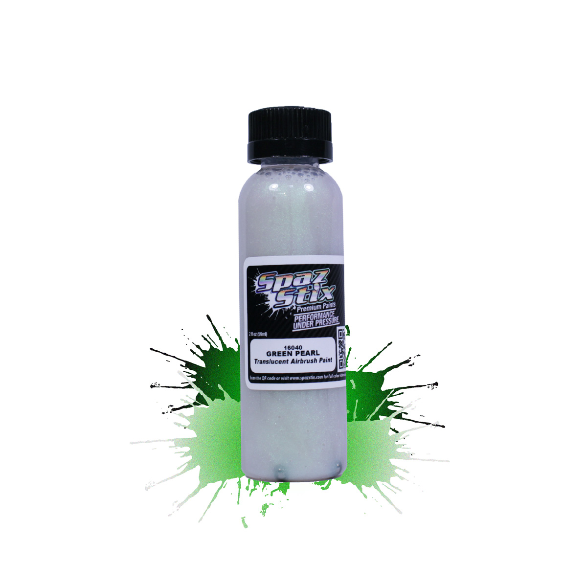 Picture of Spaz Stix SZX16040 2 oz Pearl Airbrush Paint - Green