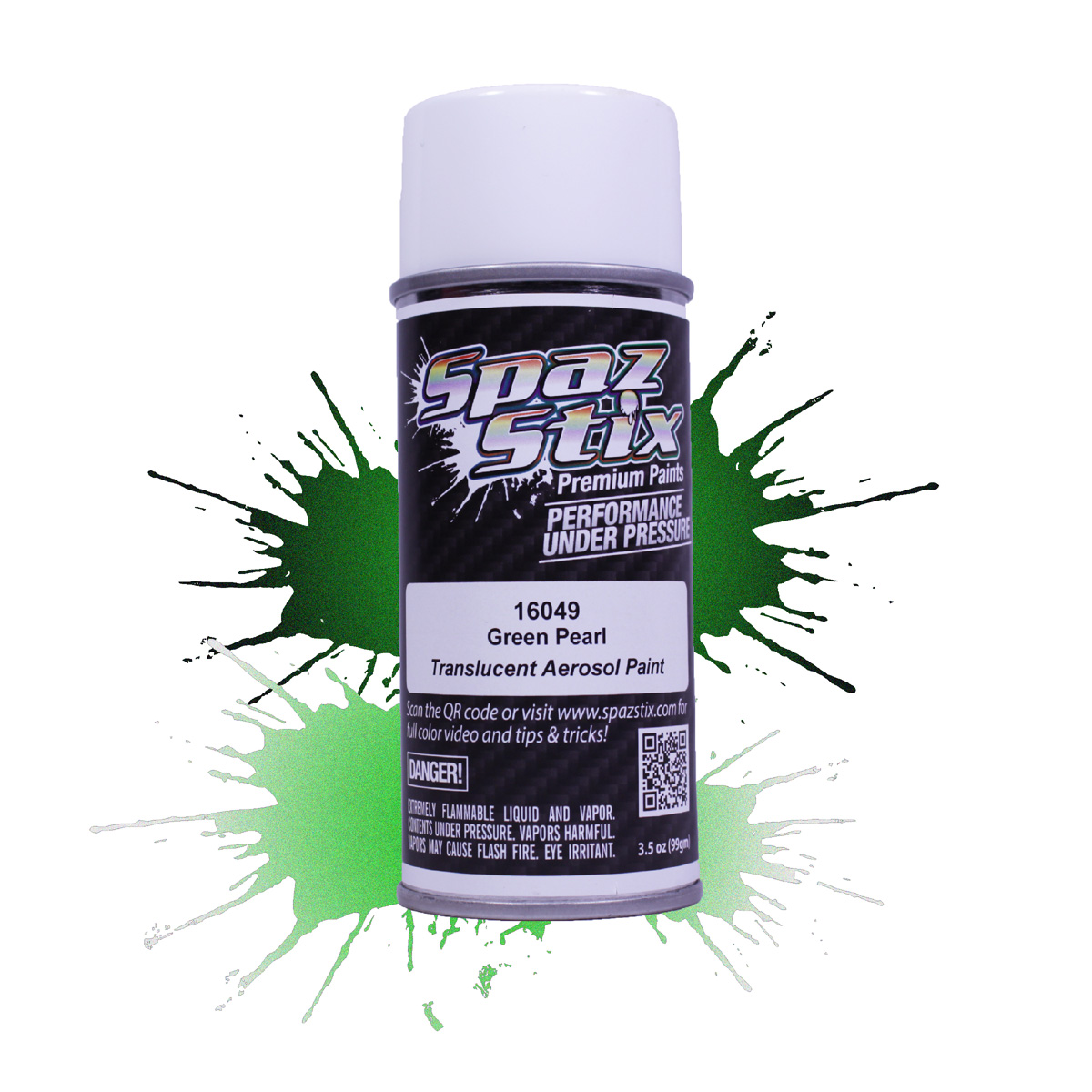 Picture of Spaz Stix SZX16049 3.5 oz Pearl Aerosol Paint - Green