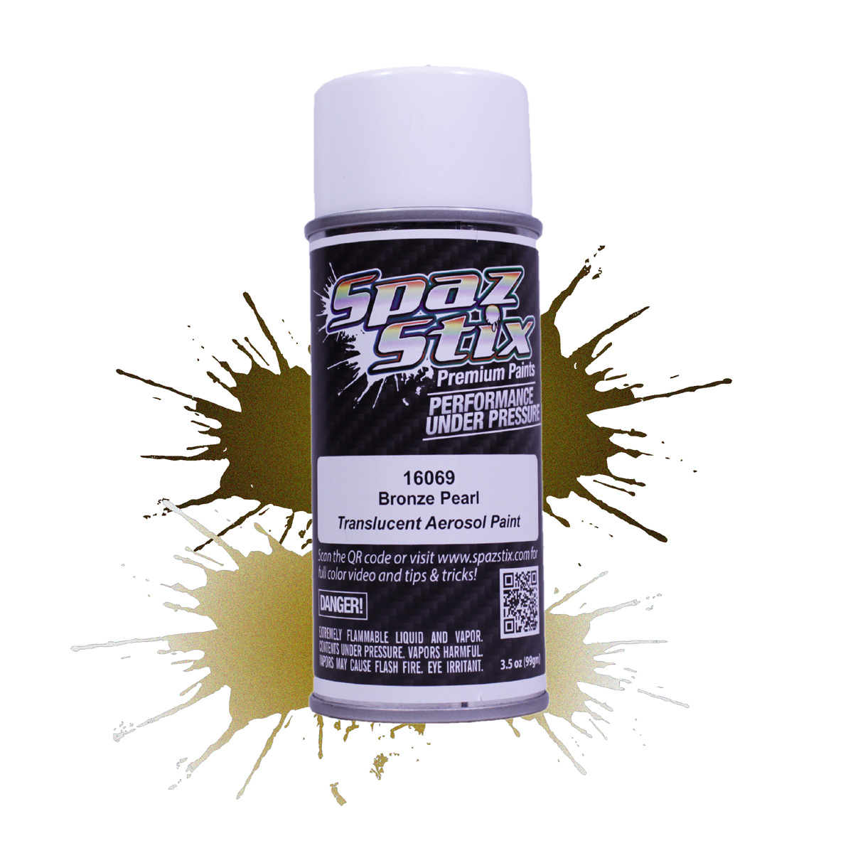 Picture of Spaz Stix SZX16069 3.5 oz Bronze Pearl Aerosol Paint