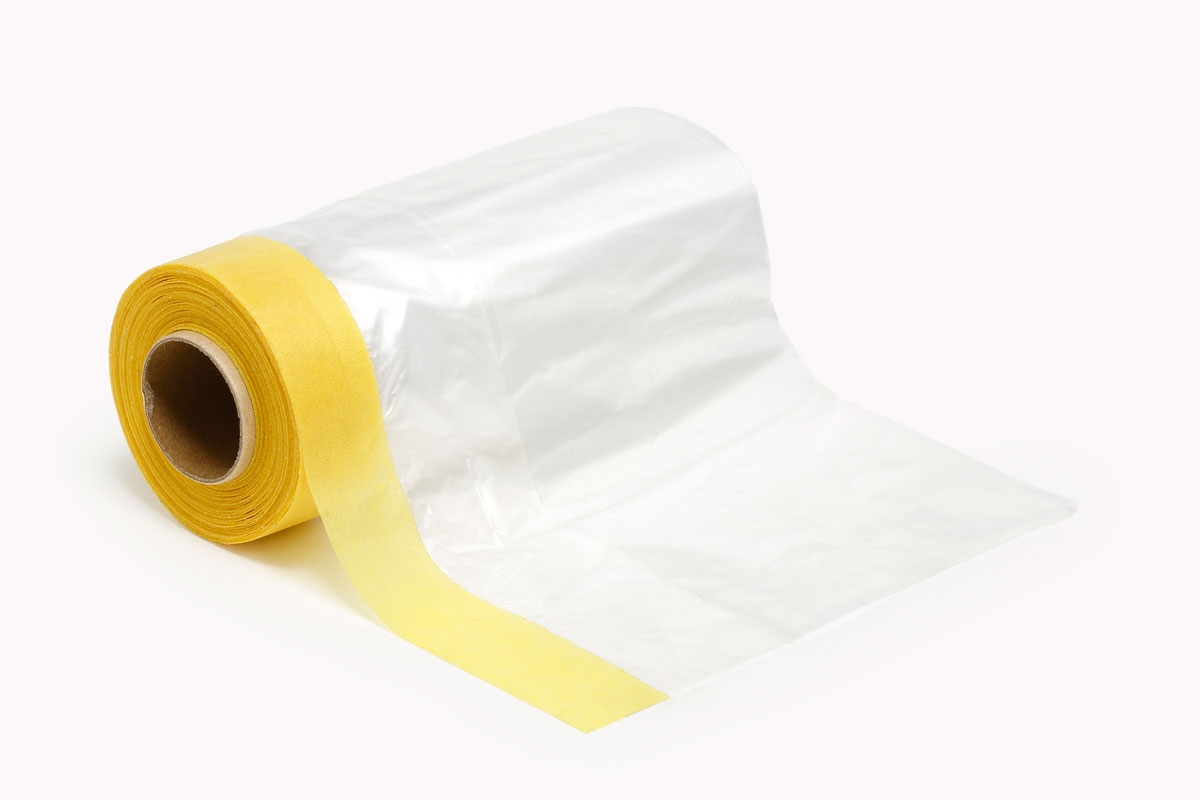 150 mm Masking Tape & Plastic Sheeting
