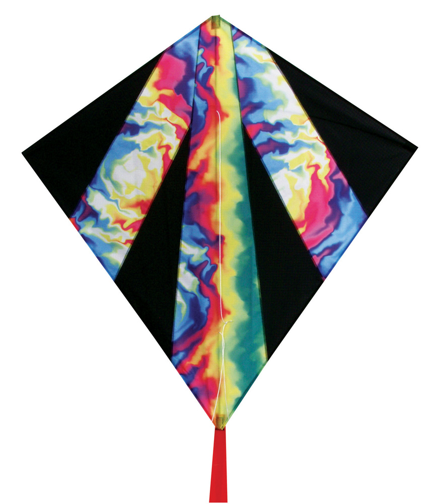 32 in. Tie-Dye Diamond Shaped Kite