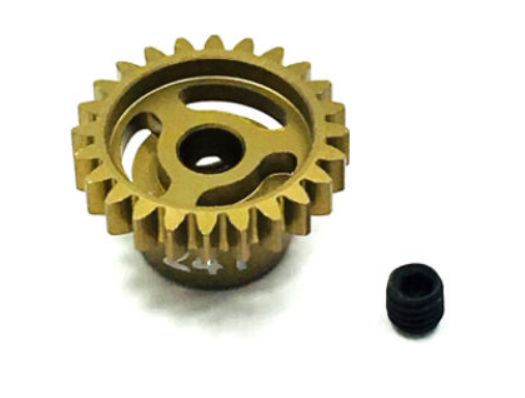 Picture of Trinity TRITEP4024 48 Pitch&#44; Thin Tooth Ultra Lightweight Aluminum Pinion Gear