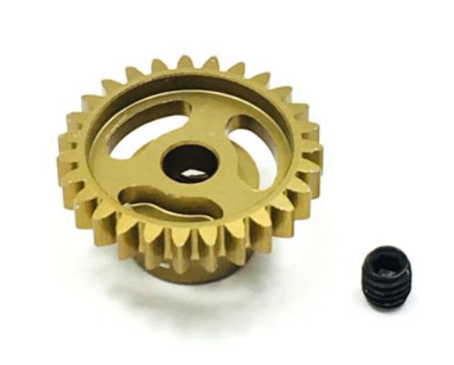 Picture of Trinity TRITEP4027 48 Pitch&#44; Thin Tooth Ultra Lightweight Aluminum Pinion Gear
