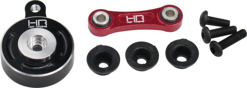 HRAATF48SH02 4 x 4 in. Fixed Link Steering Servo Saver for Arrma 1-10