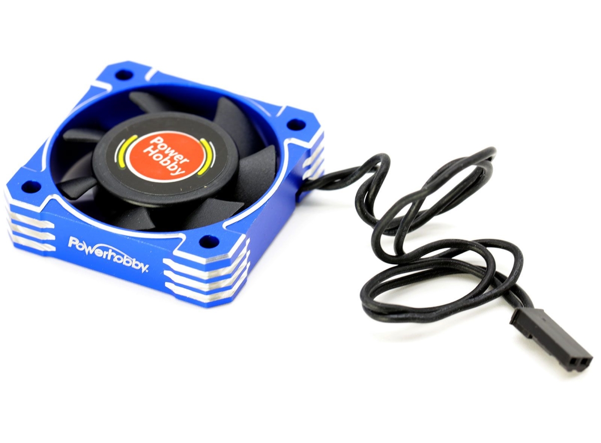 PHBPHF4040BLUE 40 x 40 x 10 mm Tornado High Speed Aluminum RC Cooling Fan