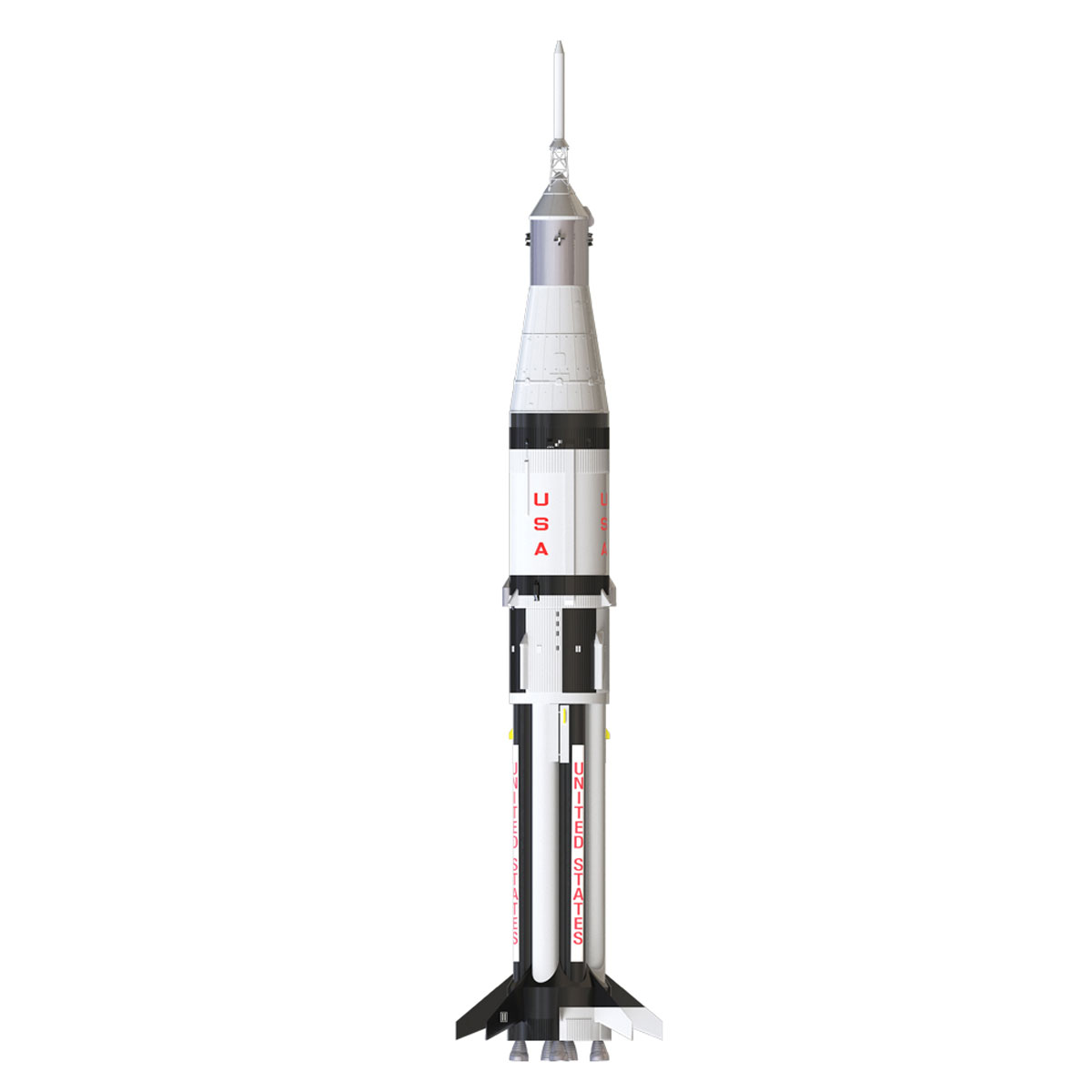 EST7251 Skill Level Master Saturn 1B Rocket Kit