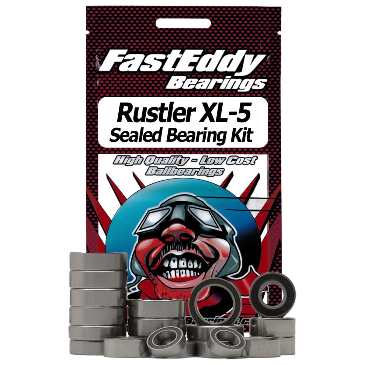 TFE2186 Traxxas Rustler XL-5 Sealed Bearing Kit -  FastEddy Bearings