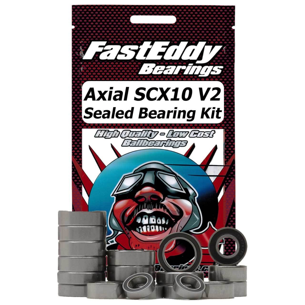 TFE4437 Axial SCX10 II V2 Sealed Bearing Kit -  Team FastEddy