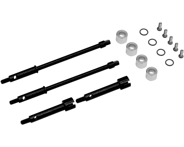 HRASXTF39W04 plus4mm Steel Drive Stub Axles for SCX24