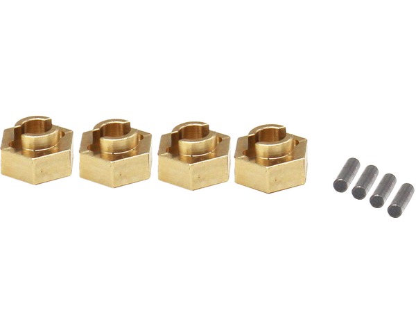 7 mm Hex Brass Stock Wheels Hub for SCX24