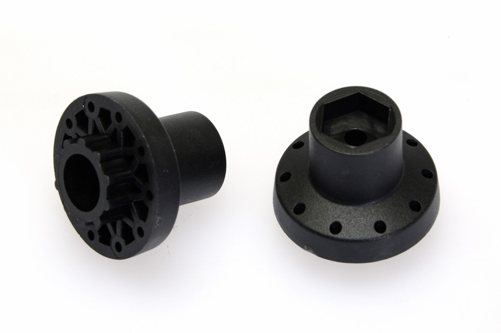 CEGCD0610 2 mm Front Wheel Hex Hub, 2 Piece