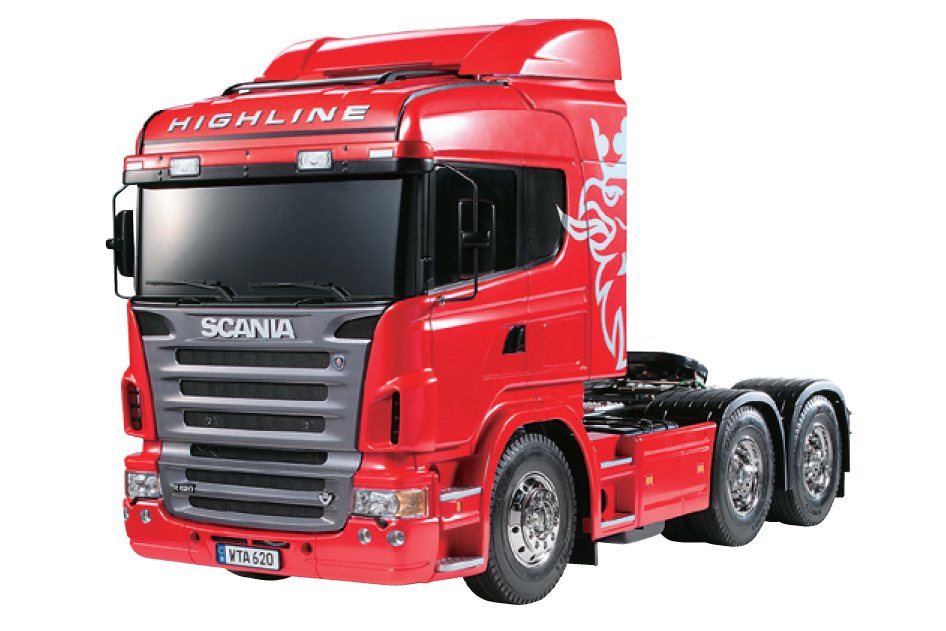 TAM56323 1-14 Scale Scania R620 6x4 Highline Semi Truck Kit -  Tamiya