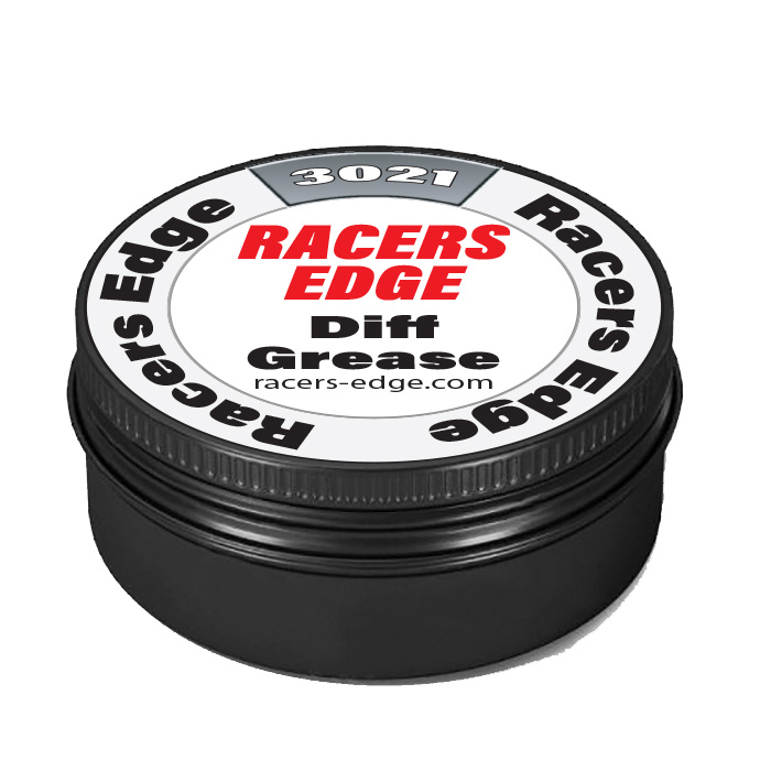 RCE3021 8 ml Differential Grease Aluminum Tin with Screw On Lid, Black