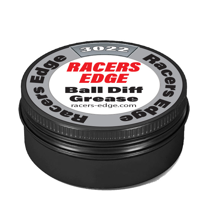 RCE3022 8ml Ball Diff Grease in Aluminum Tin with Screw On Lid, Black