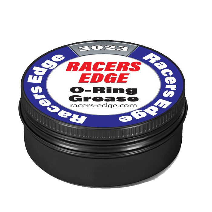 RCE3023 8 ml O-Ring Grease Aluminum Tin with Screw On Lid, Black