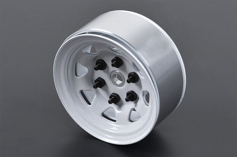 Picture of RC4WD RC4ZW0035 1.55 in. Stamped Steel Stock Beadlock Wheels&#44; White
