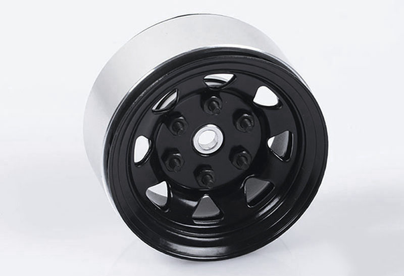 Picture of RC4WD RC4ZW0036 1.55 in. Stamped Steel Stock Beadlock Wheels&#44; Black