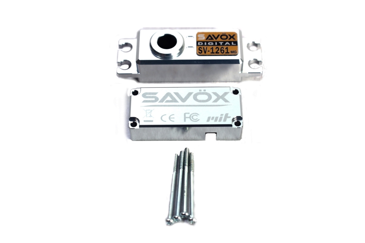 SAVSCSV1261MG Top & Bottom Servo Case with 4 Screws for SV1261MG