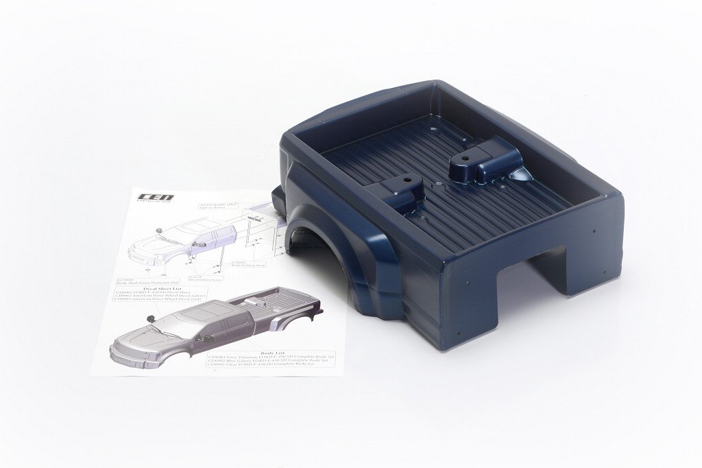 Ford F-450 SD Blue Galaxy Truck Bed