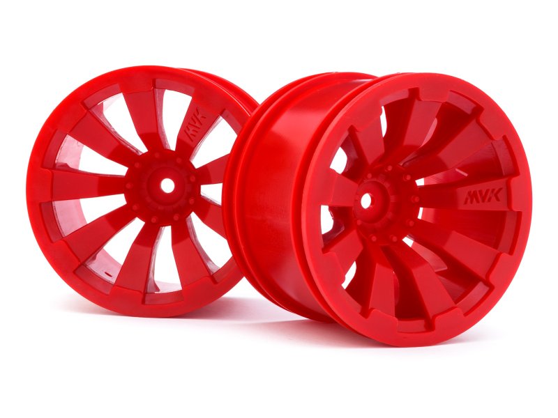 Picture of Maverick MVK150247 3.2 in. Wheel for Quantum Plus XT&#44; Red - 2 Piece