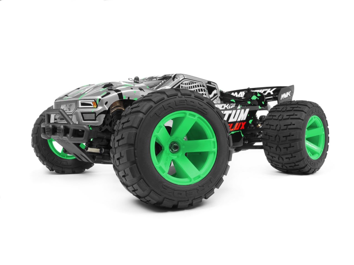 Picture of Maverick MVK150208 1 by 10 Scale Flux 80A 4WD Truck for Quantum XT, Silver