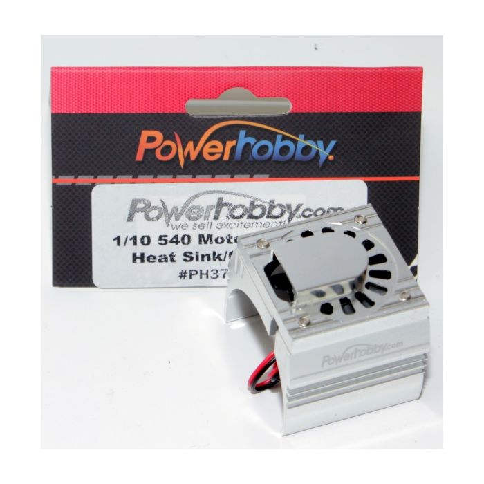 PHBPHF10FANSILVER 1-10 540 550 Aluminum Motor Heatsink Cooling Fan