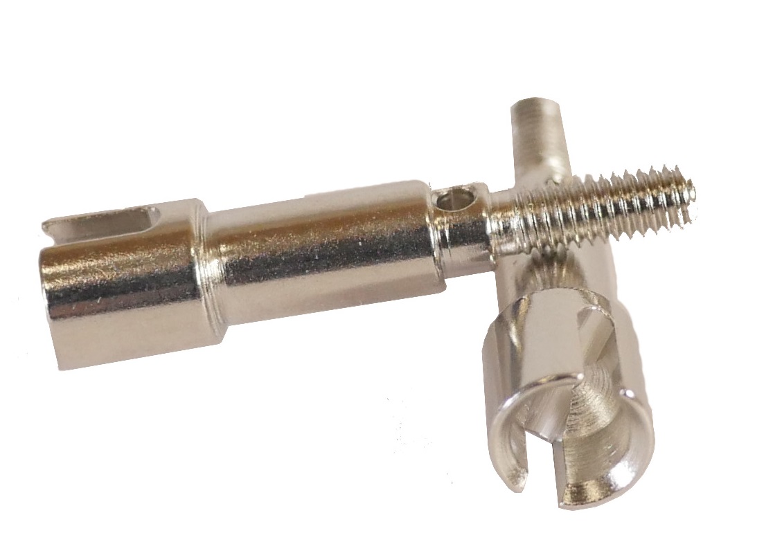 Picture of Black Zon BZN534734 Warrior Rear Axle - 2 Piece