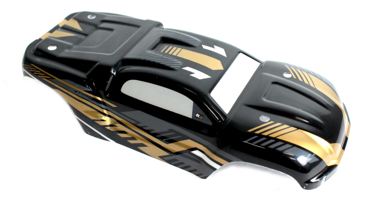 Picture of Black Zon BZN540093 Slyder ST Model Car Body&#44; Black & Gold