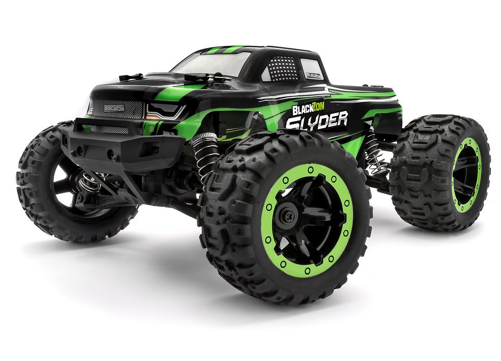 Picture of BlackZon BZN540100 Slyder 1-16th RTR 4WD Electric Monster Truck - Green