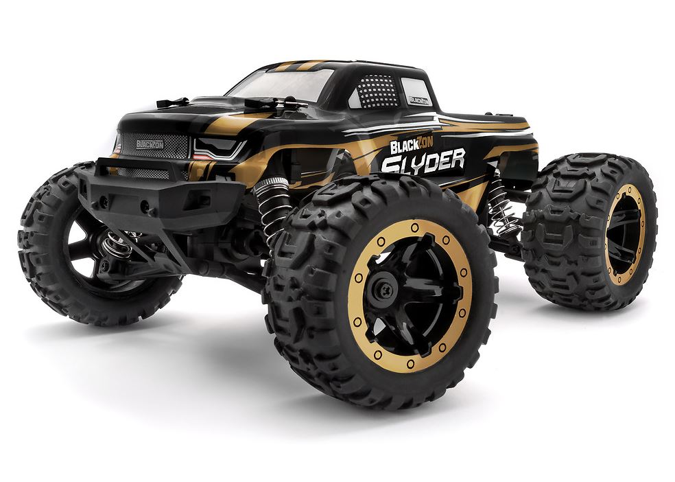 Picture of BlackZon BZN540101 Slyder 1-16th RTR 4WD Electric Monster Truck - Gold