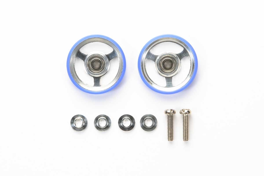 17 mm JR Mini Aluminum Rollers with Plastic Rings