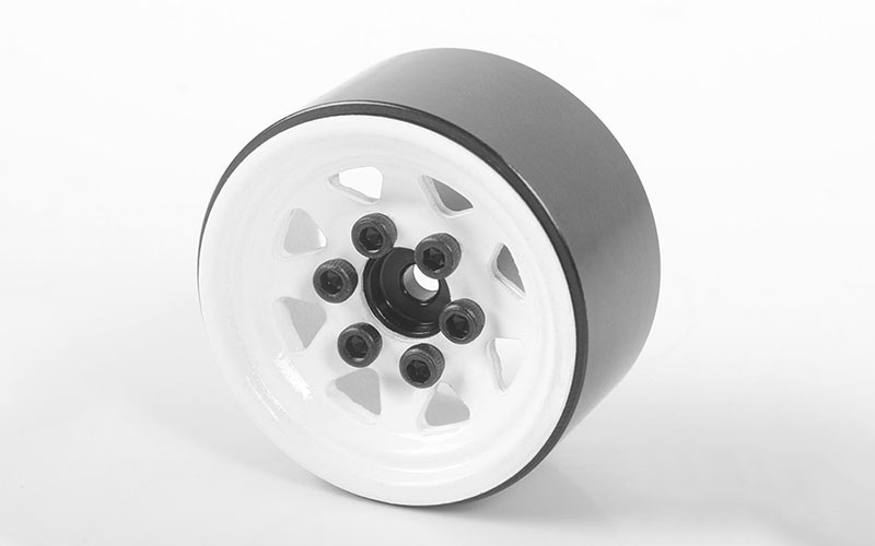 Picture of RC4WD RC4ZW0111 1.0 in. Stamped Steel Stock Beadlock Wheels&#44; White