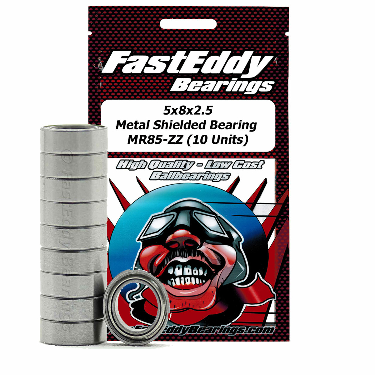 TFE243 5 x 8 x 2.5 in. Metal Shielded Bearing for MR85-ZZ - 10 Piece -  Team FastEddy
