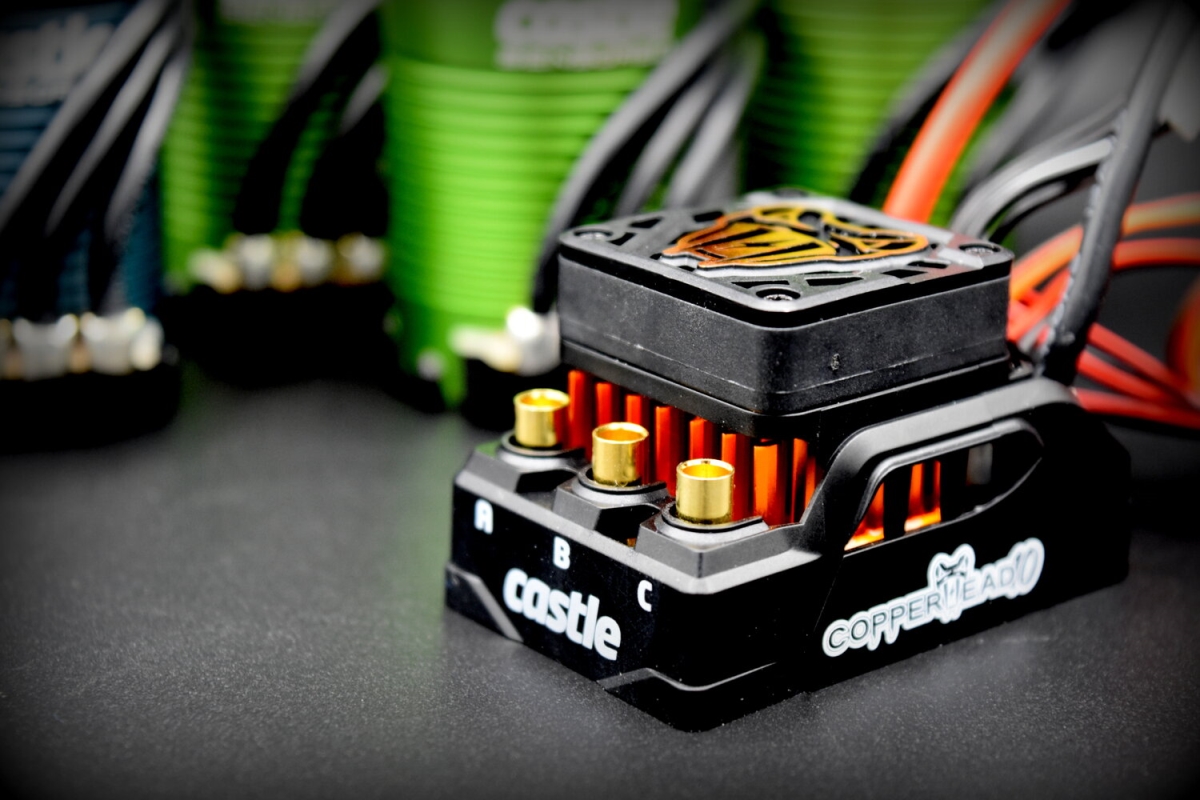 Picture of Castle Creations CSE010-0166-04 10 1406-7700KV 1 by 10th Surface ESC & Motor Copperhead