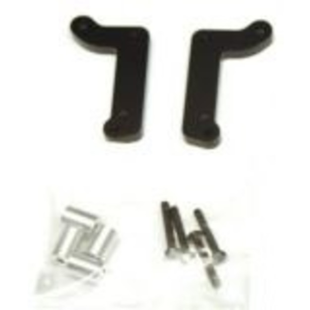 Picture of ST Racing Concepts SPTSTC71071ABK Black Wheelie Bar Adapter Kit for Slash Width Wheelie Bars
